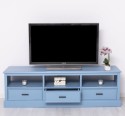 TV chest of drawers with 3 drawers and 3 open spaces