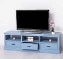 TV chest of drawers with 3 drawers and 3 open spaces