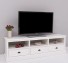 TV chest of drawers with 3 drawers and 3 open spaces