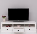 TV chest of drawers with 3 drawers and 3 open spaces