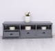 TV chest of drawers with 3 drawers and 3 open spaces