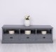 TV chest of drawers with 3 drawers and 3 open spaces