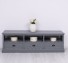 TV chest of drawers with 3 drawers and 3 open spaces