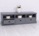 TV chest of drawers with 3 drawers and 3 open spaces