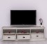 TV chest of drawers with 3 drawers and 3 open spaces