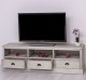 TV chest of drawers with 3 drawers and 3 open spaces