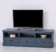 TV chest of drawers with 3 drawers and 3 open spaces