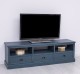 TV chest of drawers with 3 drawers and 3 open spaces