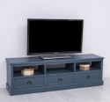 TV chest of drawers with 3 drawers and 3 open spaces