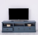 TV chest of drawers with 3 drawers and 3 open spaces