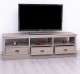 TV chest of drawers with 3 drawers and 3 open spaces