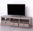 TV chest of drawers with 3 drawers and 3 open spaces