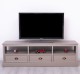 TV chest of drawers with 3 drawers and 3 open spaces