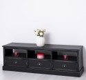 TV chest of drawers with 3 drawers and 3 open spaces