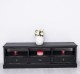 TV chest of drawers with 3 drawers and 3 open spaces