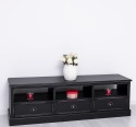 TV chest of drawers with 3 drawers and 3 open spaces