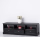 TV chest of drawers with 3 drawers and 3 open spaces