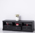 TV chest of drawers with 3 drawers and 3 open spaces
