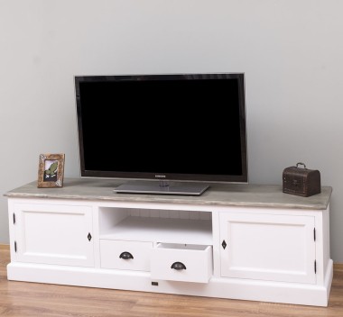 TV chest of drawers with 2 drawers, 2 doors, BAS