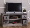 TV chest of drawers with 4 drawers, 1 shelf