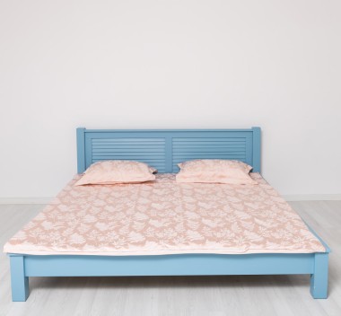 3 panel headboard bed with dim. 140x200, Shutter Collection