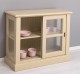 Buffet with 2 sliding glass doors, BAS
