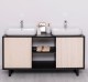Bathroom item 2 doors "Slatted", sinks and faucets include in price - Color Corp_P003 - Color Doors_P095 - DOUBLE COLORED