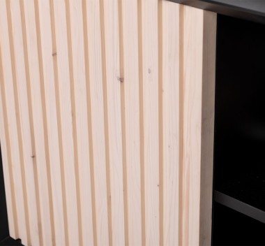 Bathroom item 2 doors "Slatted", sinks and faucets include in price - Color Corp_P003 - Color Doors_P095 - DOUBLE COLORED