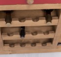 Kitchen island with doors and bottle compartment - Color Corp_P001 / Color Doors_P047 - DOUBLE COLORED