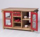 Kitchen island with doors and bottle compartment - Color Corp_P001 / Color Doors_P047 - DOUBLE COLORED