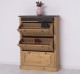Shoe cabinet 3 doors, 2 drawers with metal rails - Color Top_P003 - Color Corp_P002 - Color Drawers_P003 - DOUBLE COLORED