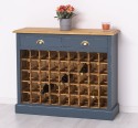 Wine rack with 2 drawers