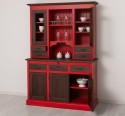 Kitchen sideboard 3 doors, 3 drawers BAS + 2 doors, 4 drawrs SUP, oak - Color Corp_P047 - Color Doors&Drawers_P081 - DOUBLE COLO