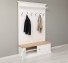 Coat hanger 2 doors, with oak top