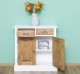 Cabinet with drawer, 2 doors and 2 drawers