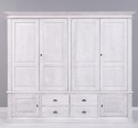 Cabinet with 4 + 2 doors, 4 drawers