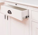 Cabinet 4 doors + 4 drawers, with dim. 223x50x90, MDF