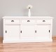 Cabinet 3 sliding doors + 3 drawers, with dim. 176x49x88, MDF