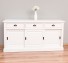Cabinet 3 sliding doors + 3 drawers, with dim. 176x49x88, MDF