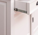 Cabinet 3 sliding doors + 3 drawers, with dim. 176x49x88, MDF
