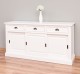 Cabinet 3 sliding doors + 3 drawers, with dim. 176x49x88, MDF