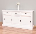 Cabinet 3 sliding doors + 3 drawers, with dim. 176x49x88, MDF
