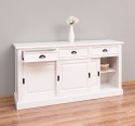 Cabinet 3 sliding doors + 3 drawers, with dim. 176x49x88, MDF