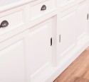 Cabinet 4 sliding doors + 4 drawers, with dim. 216x49x88, MDF