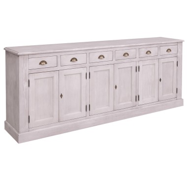Buffet with 6 doors and 6 drawers, BAS