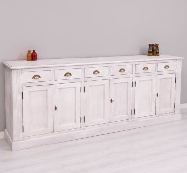 Buffet with 6 doors and 6 drawers, BAS