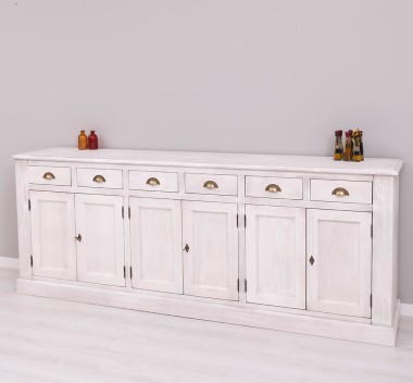 Buffet with 6 doors and 6 drawers, BAS