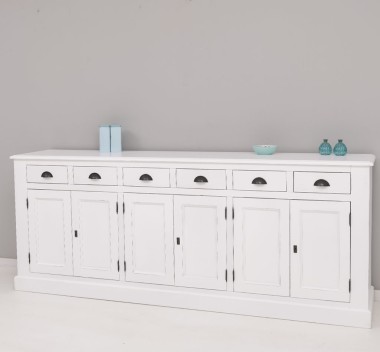 Buffet with 6 doors and 6 drawers, BAS