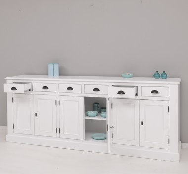 Buffet with 6 doors and 6 drawers, BAS