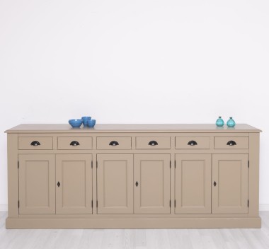 Buffet with 6 doors and 6 drawers, BAS